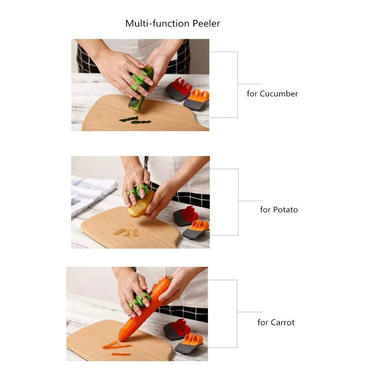 Ostre ostrze Palce Peeler(49% OFF)