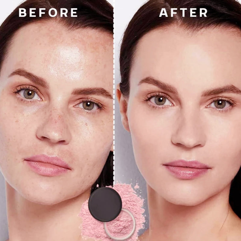 🎉Różowy puder utrwalający Beauty🤩Darmowy pędzel do pudru o tej samej wartości przy dzisiejszym zamówieniu