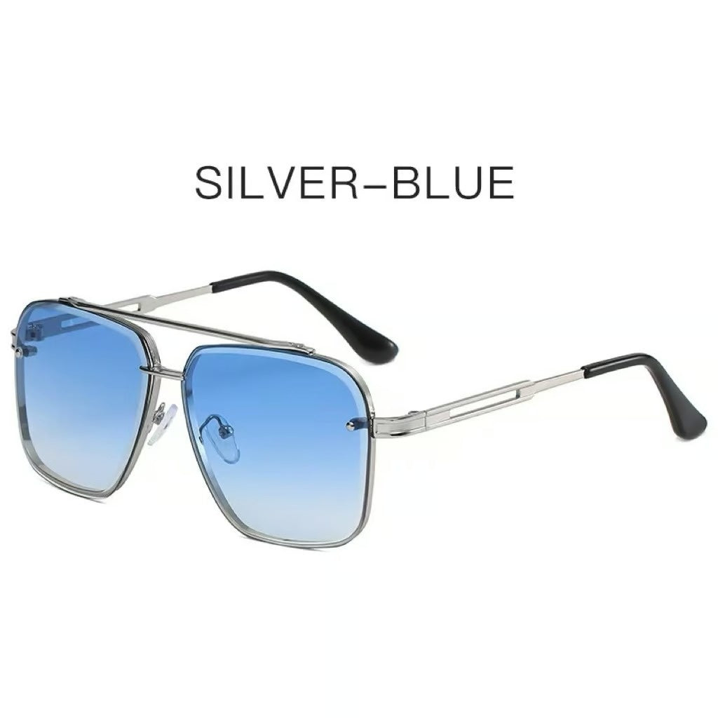 🌞Okulary przeciwsłoneczne retro z gradientem UV400 Protection🕶️