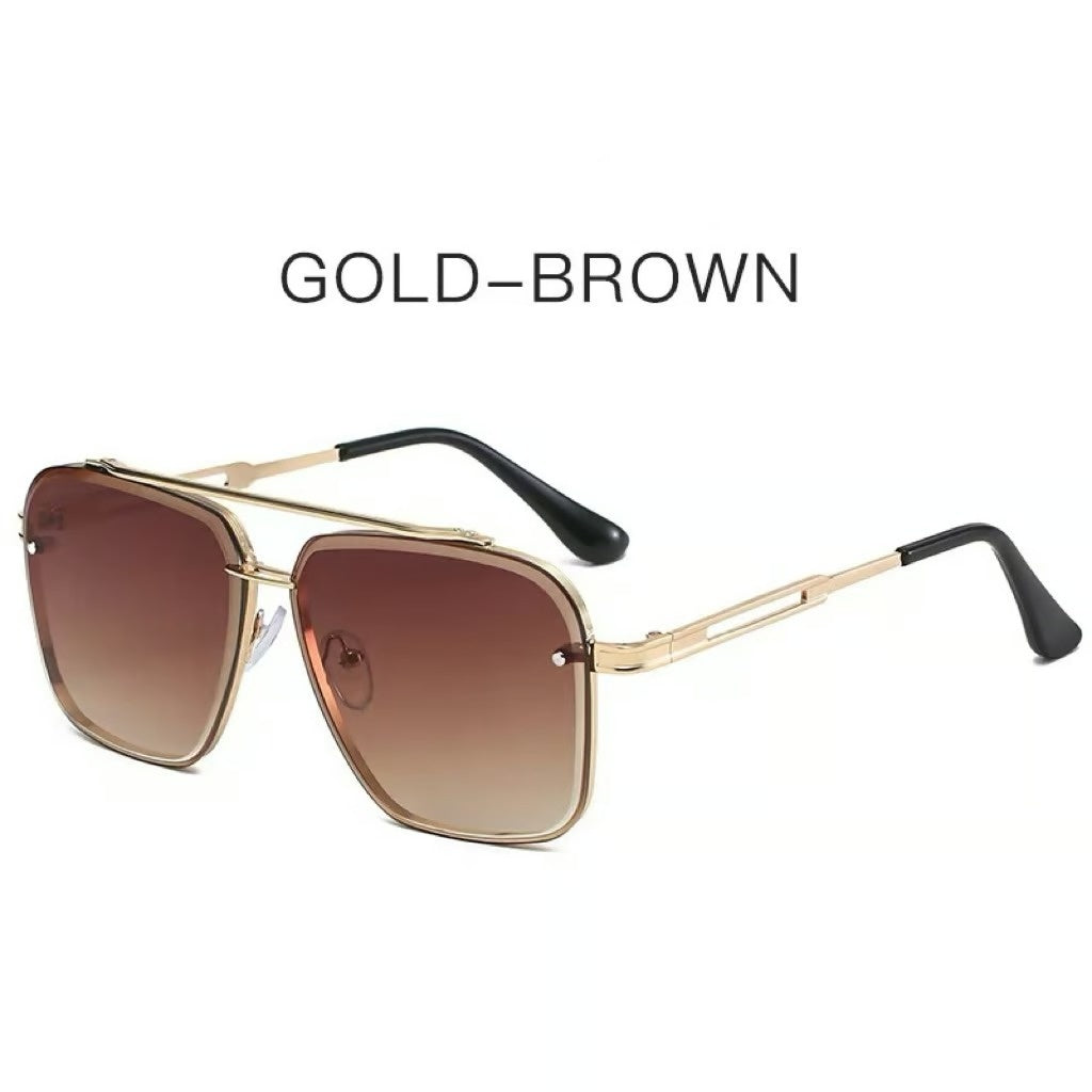 🌞Okulary przeciwsłoneczne retro z gradientem UV400 Protection🕶️