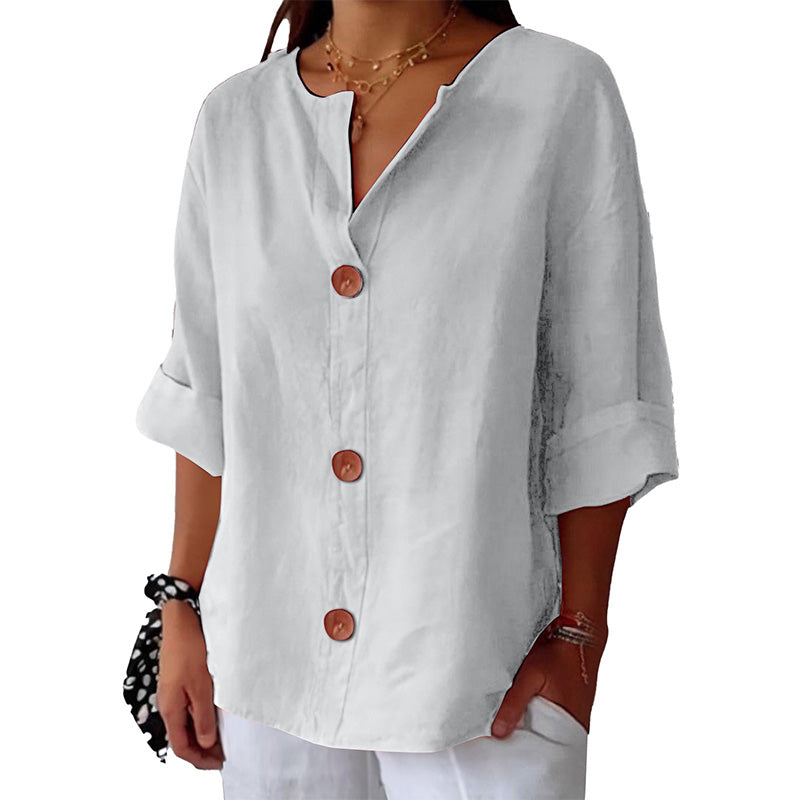 👚Luźne topy damskie z bawełny i lnu