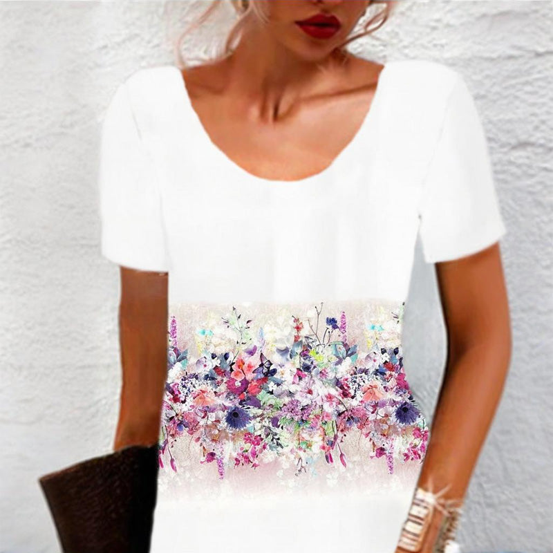 👗✨Damska casualowa sukienka w kwiaty