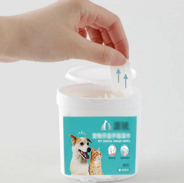 🐕Kup 2 Zdobądź 1 darmowe chusteczki do czyszczenia dentystycznego zwierząt domowych