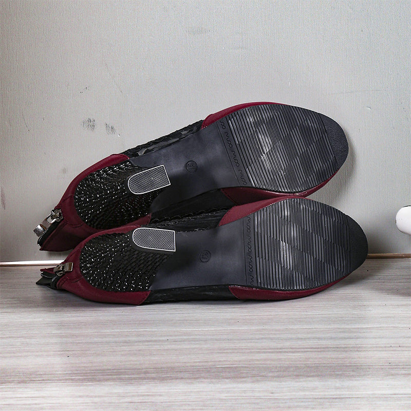 Kobiety Eleganckie koronkowe obcasy