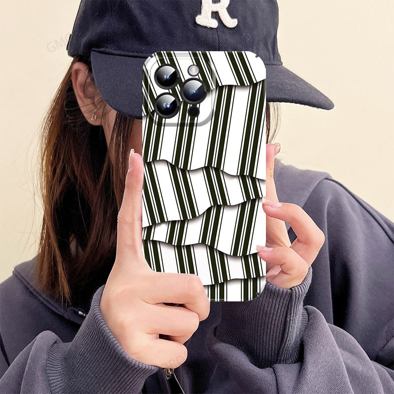 Nieregularne paski Filigree iPhone Sprawa kreatywna