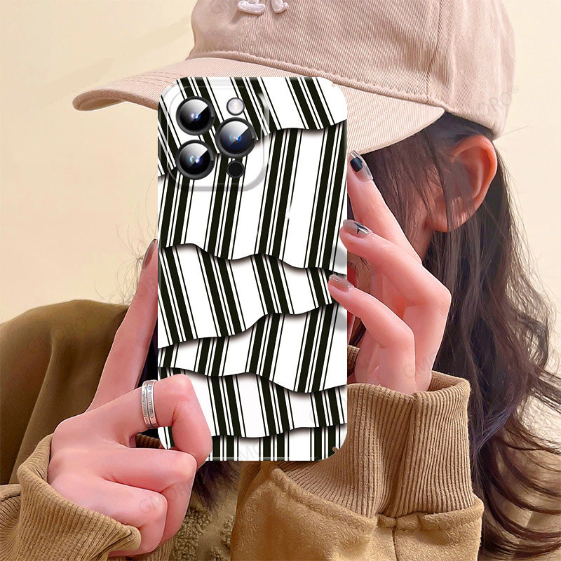 Nieregularne paski Filigree iPhone Sprawa kreatywna
