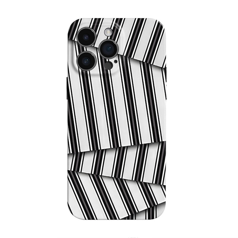 Nieregularne paski Filigree iPhone Sprawa kreatywna