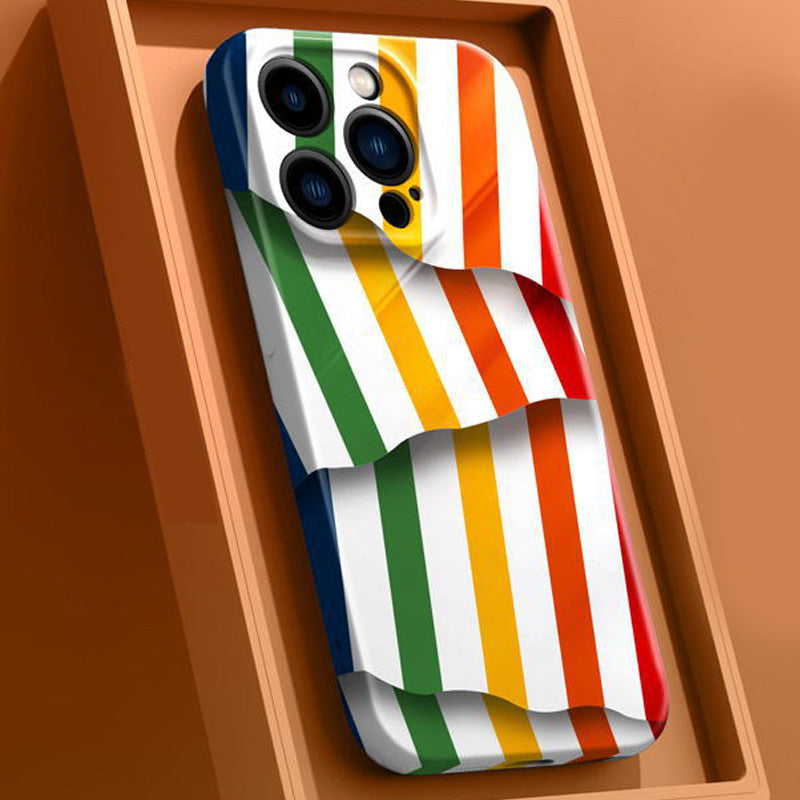 Nieregularne paski Filigree iPhone Sprawa kreatywna