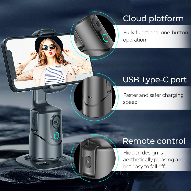 Stabilizator automatycznego śledzenia telefonu 360 °
