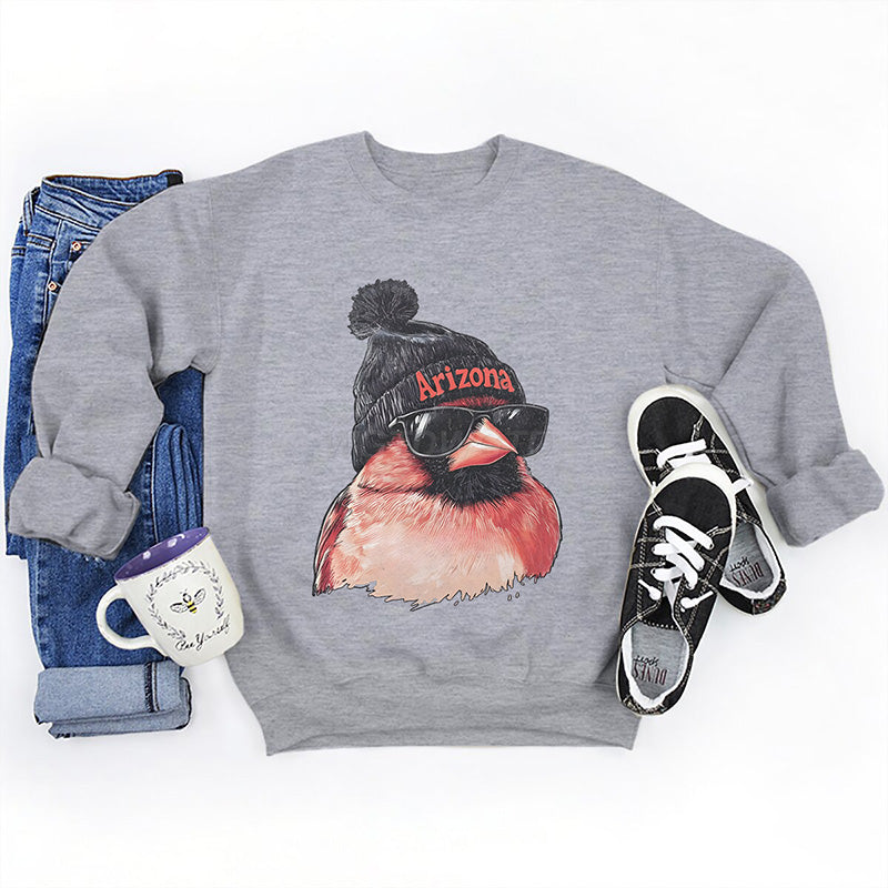 Unisex stylowy nadruk dla zwierząt top z długimi rękawami