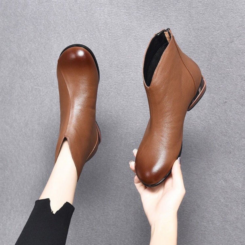 Krótkie buty PU, wyłożone polarami damskiej