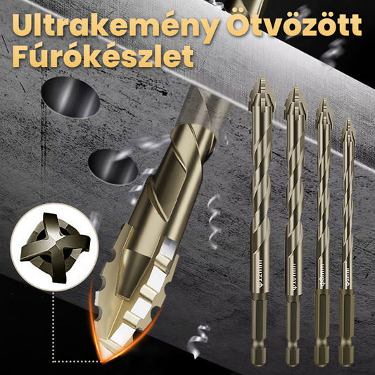 🔥2026 Forró eladás 🔥 Nagy szilárdságú 4-flute fogazott excentrikus fúrókészlet