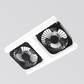 💨 Frissítse fel terét kétzónás hűtéssel – Nagyszögű hűtő LED ventilátor – Utánvétes 🌀💡
