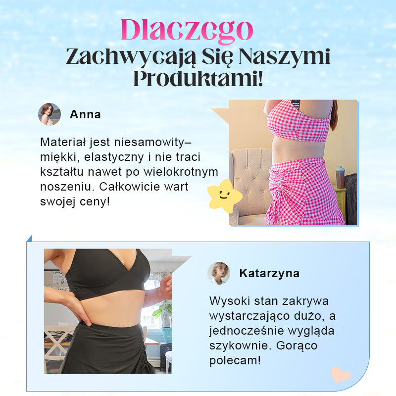 🔥👙2025 Damski komplet bikini z wysokim stanem i dekoltem w szpic