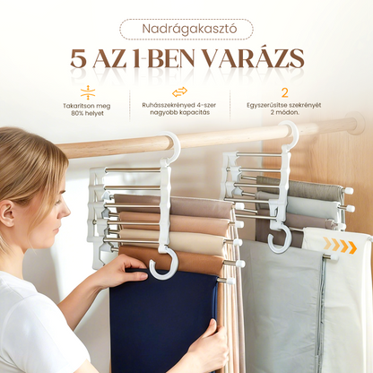 🧷 Multifunkcionális helytakarékos nadrágtartó