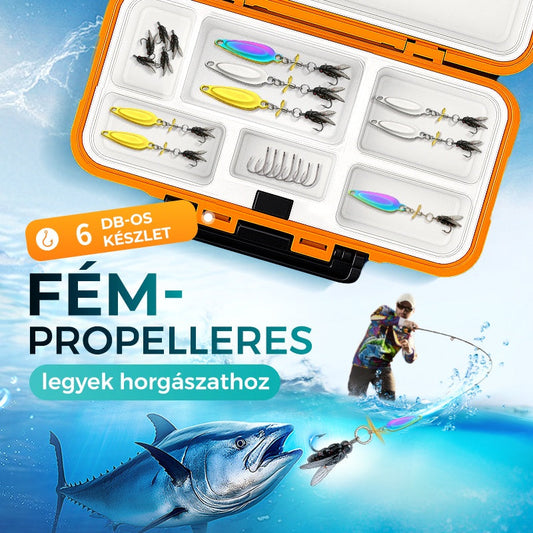 🎣 2026 Fém propelleres horgászcsali | Halakhoz