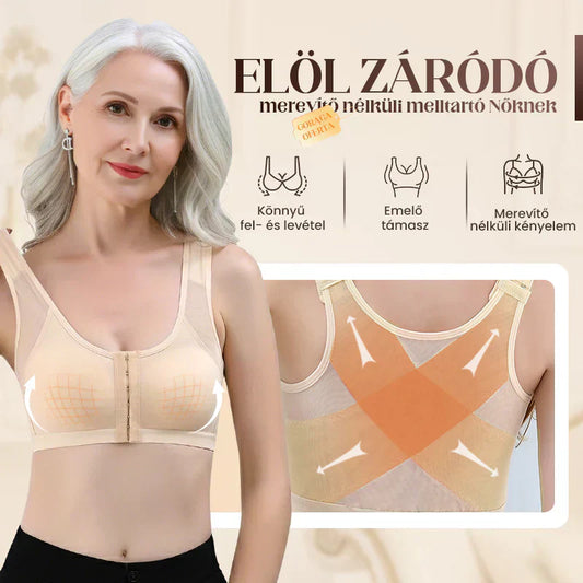【✨1 + 1 ingyen】 elölcsatos, támasztó sportmelltartó | Raktáron