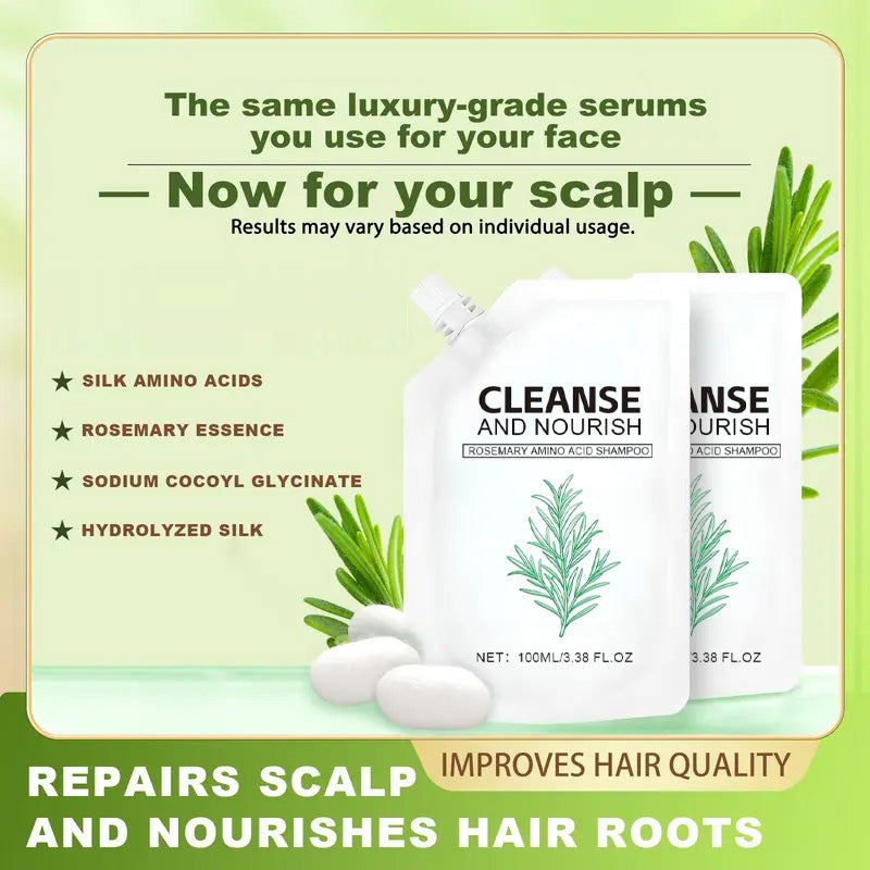 ✨Odświeżający szampon do włosów, nadający im gładkość i połysk