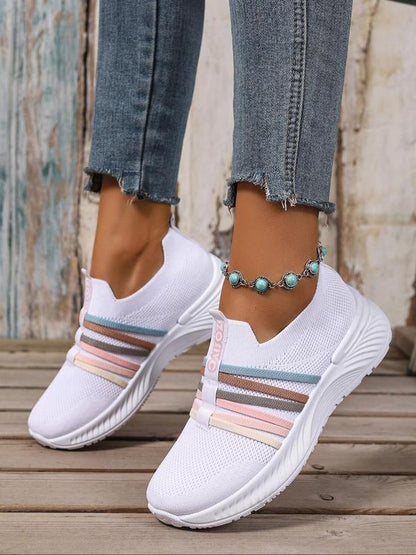 ✨Női, lélegző hálós, felcsúszós cipő👟