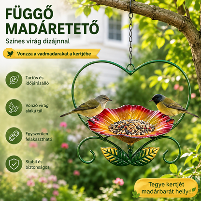 🐦 Kültéri, szív alakú, felakasztható madáretető🏡