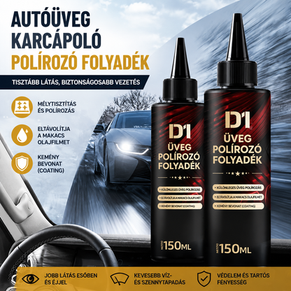 🚘Polírozó és ápoló folyadék az autóablakok karcolásainak eltüntetésére💎