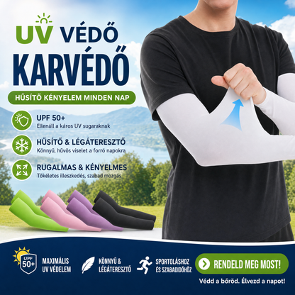🛡️ Hűsítő Kompressziós Karvédő UPF50+ UV Védelemmel