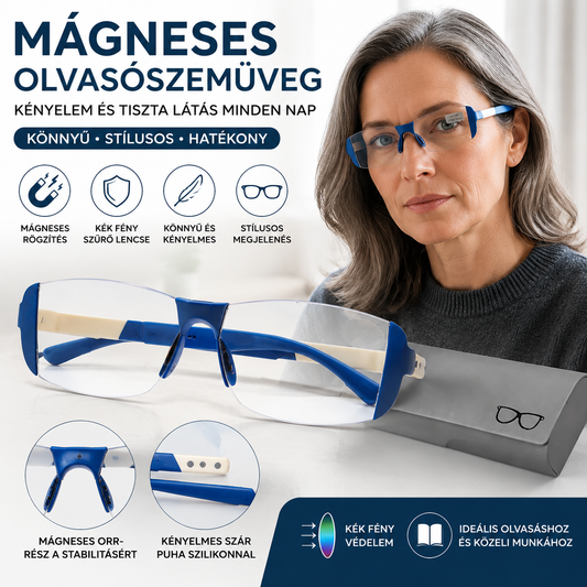 🛡️ Kékfény Védő Szemüveg Közelre és Távolra