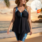 👙Női bő szabású tankini felső és rövidnadrág fürdőruha