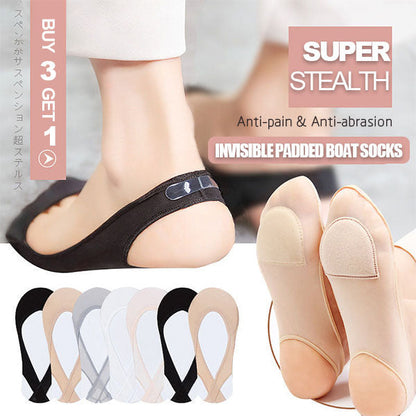🧦✨ Láthatatlan Párnázott Csónakos Zokni