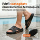 🏖️ Csúszásmentes Vastag Talpú Felhő Papucsok Férfiaknak
