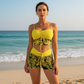 🏖️Nyomtatott mintás két részes női bikini szett