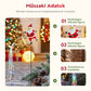 🎁 Teremts ünnepi hangulatot! 🎅 Mikulás napelemes lámpa – varázslatos fény tölti be kertedet ünnepi ragyogással. ✨