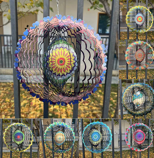 ✨🌈3D Színes szél mandala