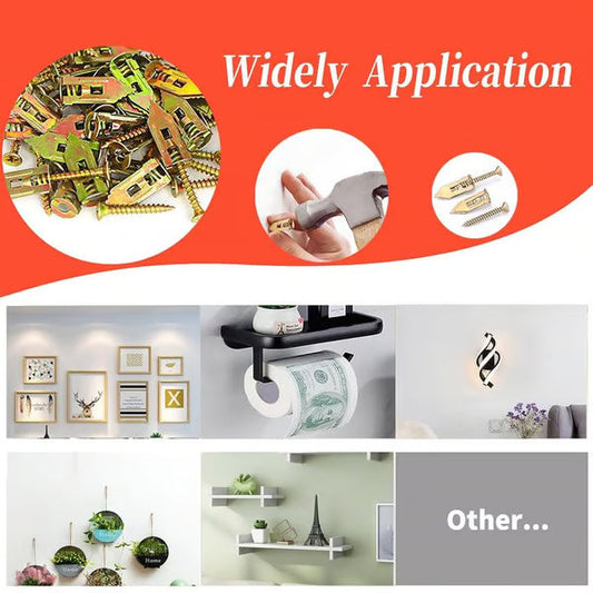 💥 Vásárolj többet, spórolj többet! 💥 Gipszkarton Bővítő Dübel Magas Szilárdságú Cink Csavar Készlet