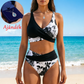 🌼👙 Női Alakformáló Bikini, Virágmintás