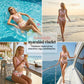🌸(EU S-XL)🌿 Női virágmintás, magas derekú bikini szett (EU S-XL)