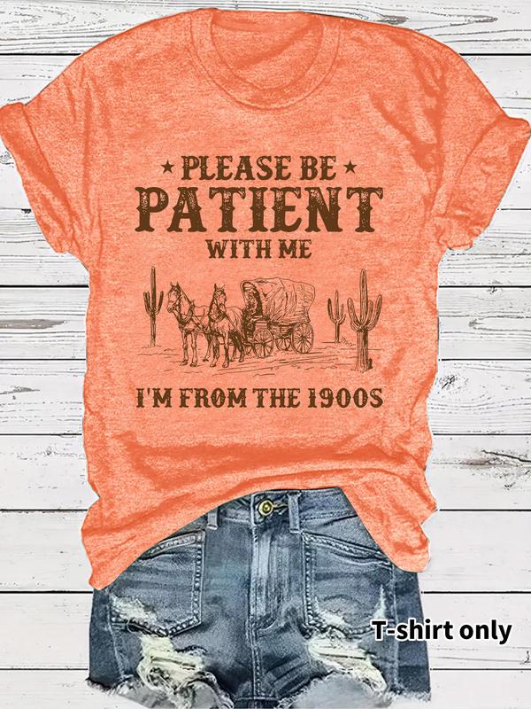 👕 Jestem z 1900 roku ✨ Retro krótkie rękawy