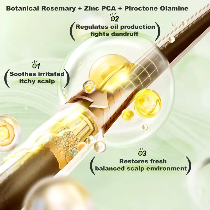 ✨Odświeżający szampon do włosów, nadający im gładkość i połysk