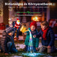 🎁 Teremts ünnepi hangulatot! 🎅 Mikulás napelemes lámpa – varázslatos fény tölti be kertedet ünnepi ragyogással. ✨