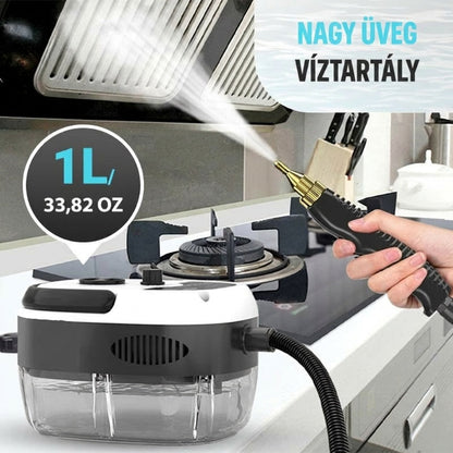 💨 2500W gőztisztító vegyszermentes mélytisztításhoz