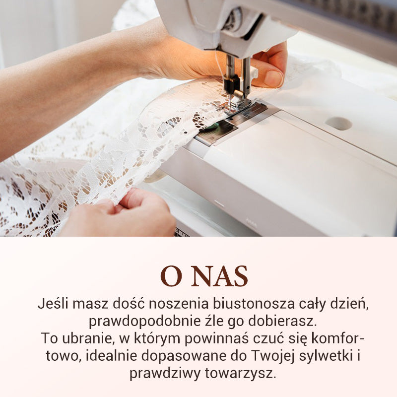 💥 Minimalistyczny koronkowy biustonosz z pełnym pokryciem