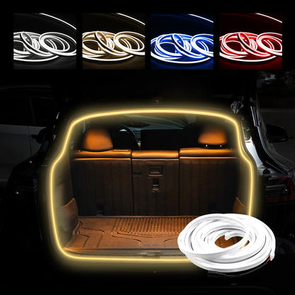 🚘 12V LED vízálló autó csomagtartó fénycsík 5m ragasztós