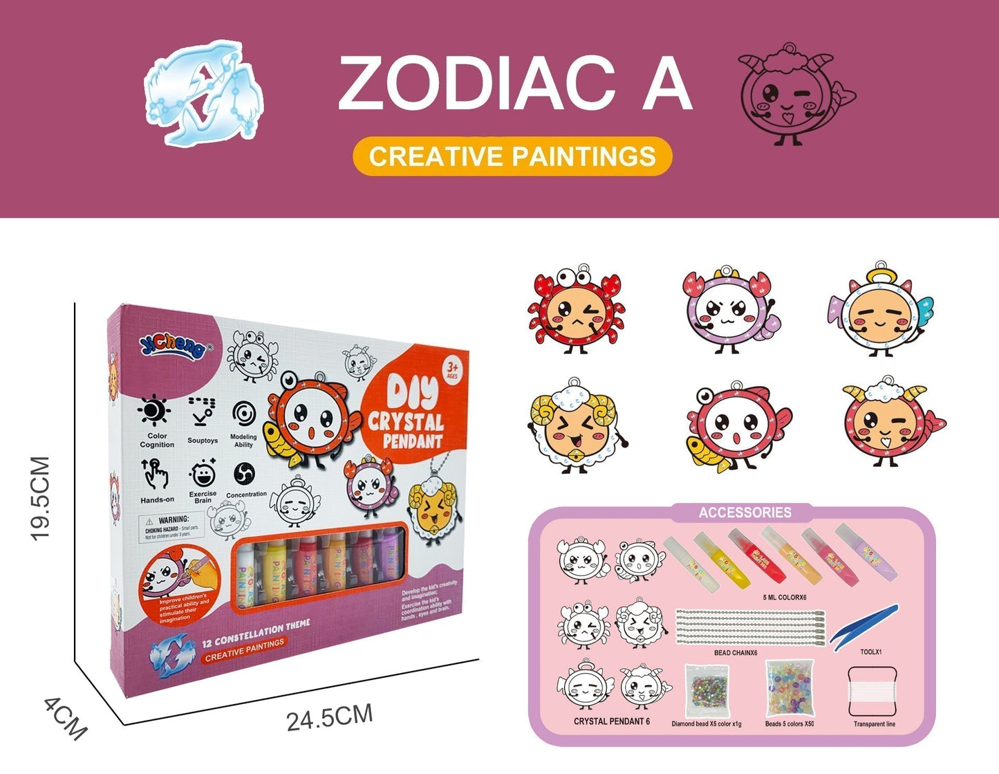 🎅Prezent świąteczny🎁Zestaw do samodzielnego wykonania kryształowych obrazów i rękodzieła