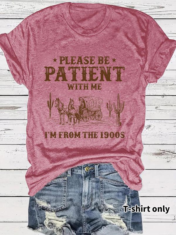 👕 Jestem z 1900 roku ✨ Retro krótkie rękawy