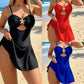 🐚 Tengeri csillag díszes áttört női bikini