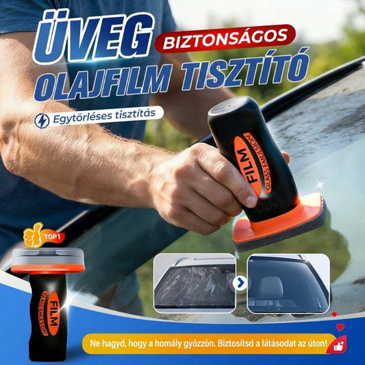 🚗Autóüveg oldalsó ablak olajréteg eltávolító tisztítószer💦