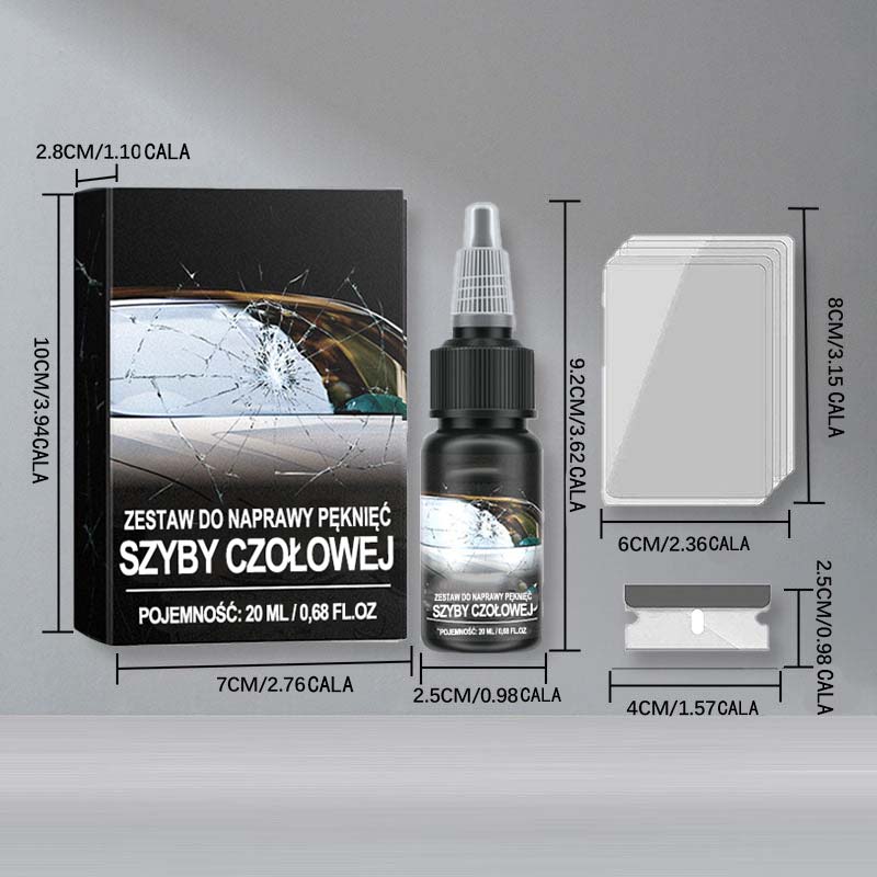 Zestaw do naprawy pęknięć szyb samochodowych