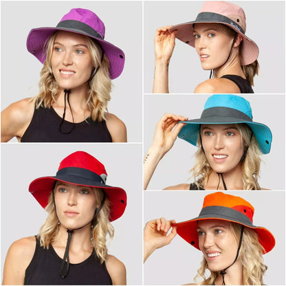 🧢☀️ Összecsukható napellenző sapka kültéri használatra – könnyű, állítható és UPF 50+ szűrővel ellátott – ideális túrázáshoz, a strandra vagy kertészkedéshez