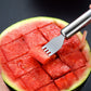 🍉 1+3 ingyen – ✨2 az 1-ben gyümölcsvágó és villa – a gyümölcsök gyors és egyszerű tálalásához!🍓