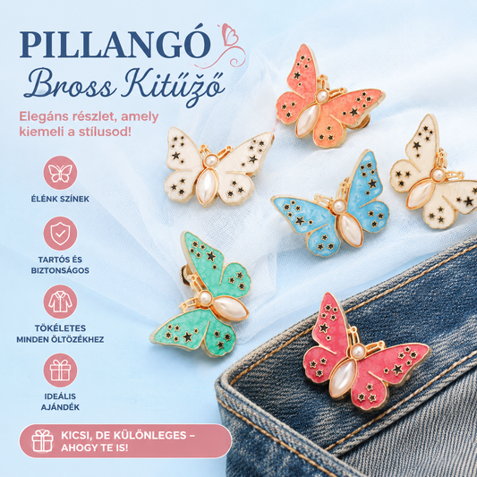 🦋 Pillangó Övcsat, Szerszám Nélkül Állítható